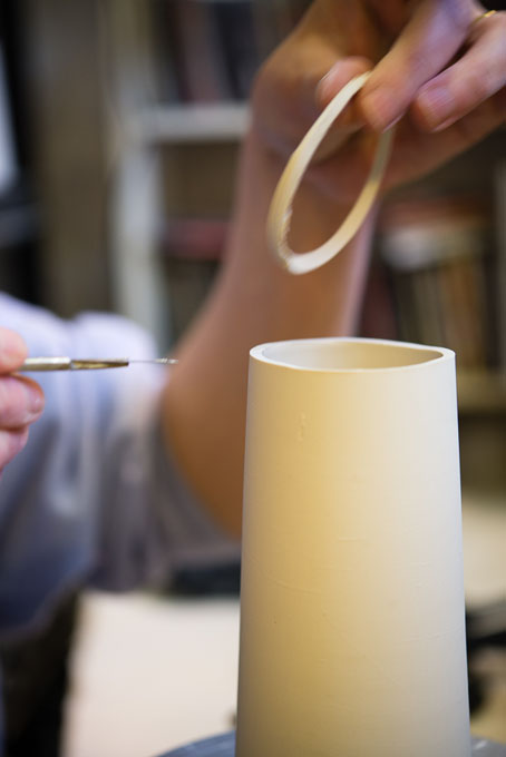 Lara Scobie in her studio 2016